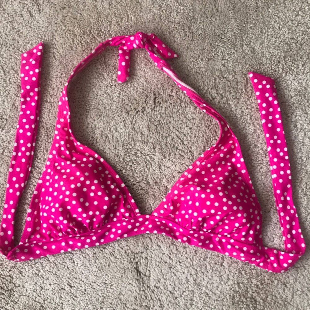 Polka Dot Bikini Top